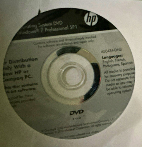 Windows professional sp1 - 7,